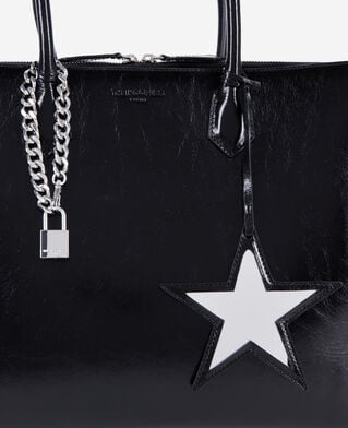 The Kooples F BLACK ming xl black leather bag