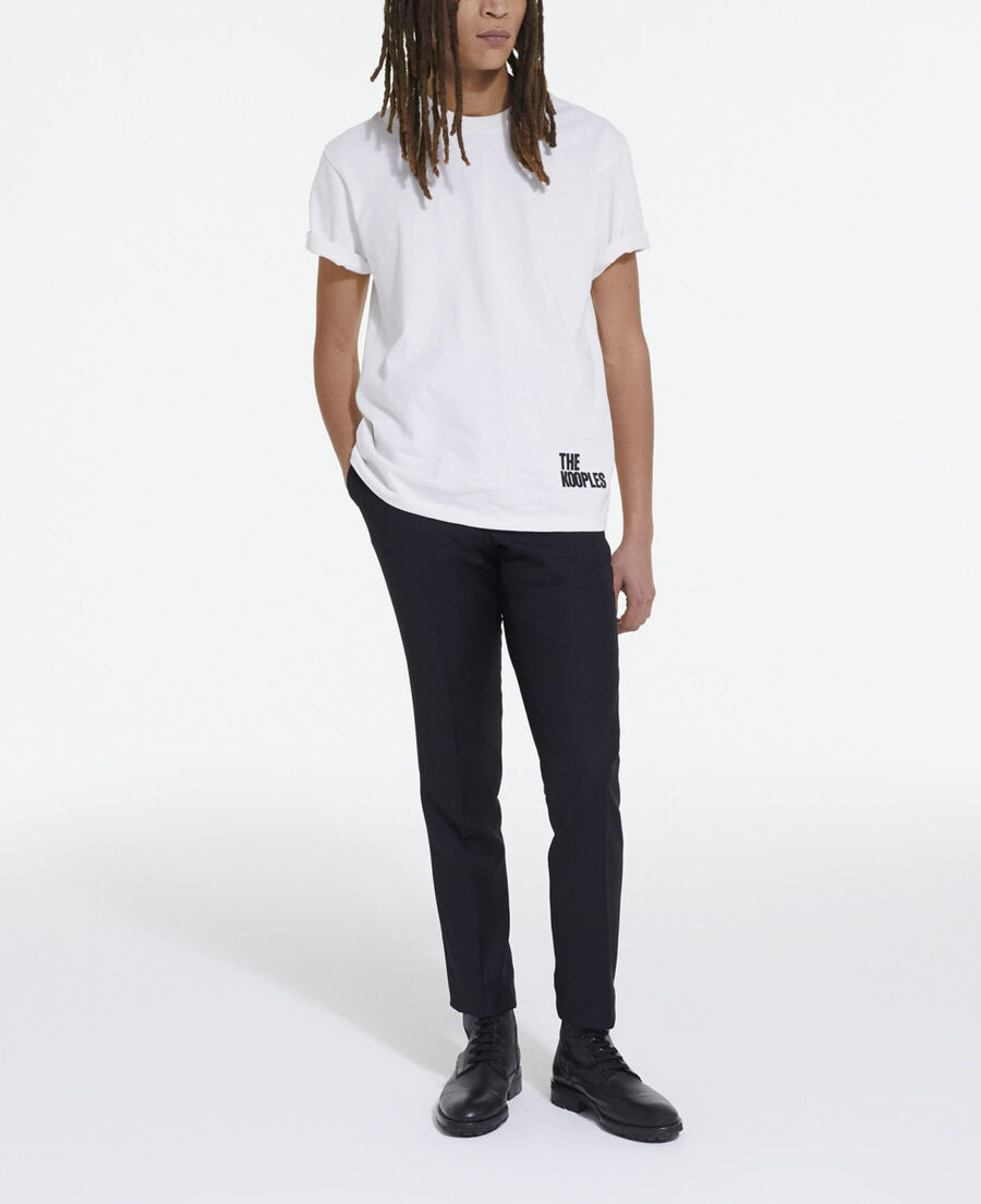 the kooples white logo t-shirt