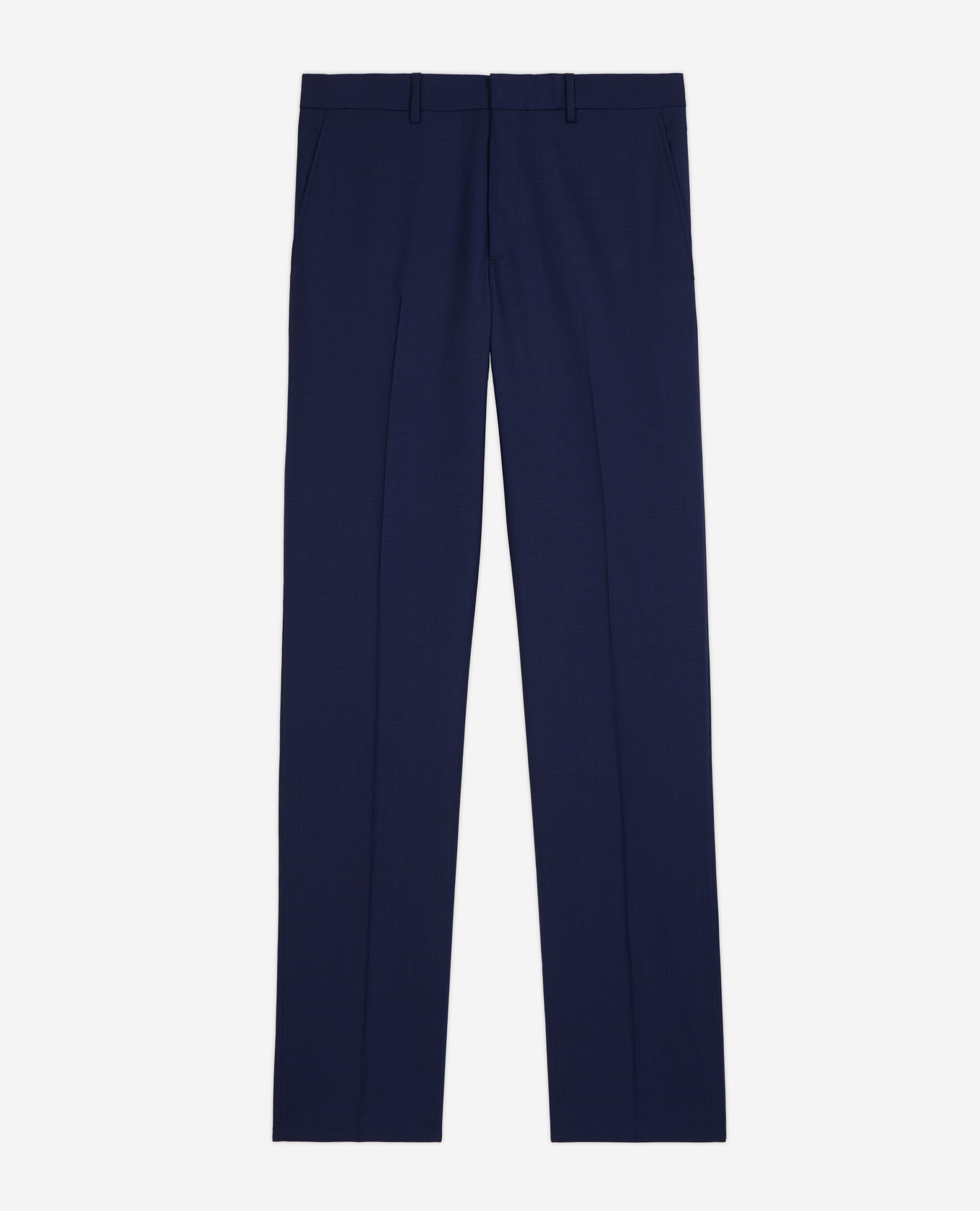 Pantalón traje micromotivo azul marino, NAVY, hi-res image number null
