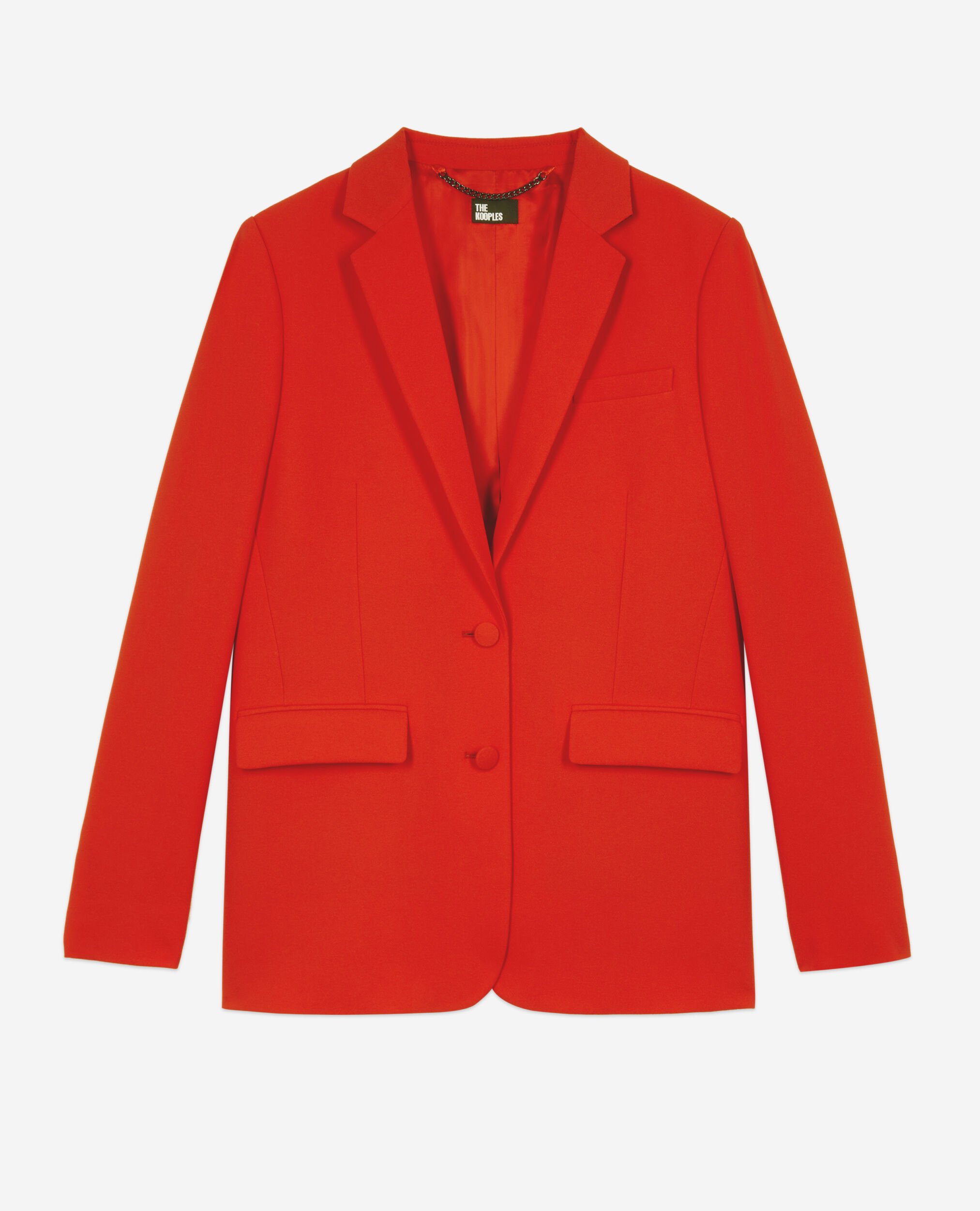 Rotes Anzugsakko aus Krepp, RED, hi-res image number null