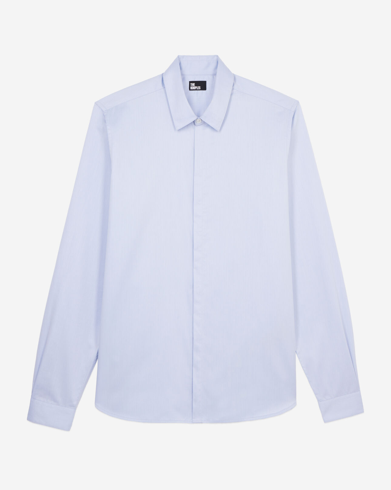 The Kooples HOMBRE LIGHT BLUE camisa azul cielo cuello clásico algodón