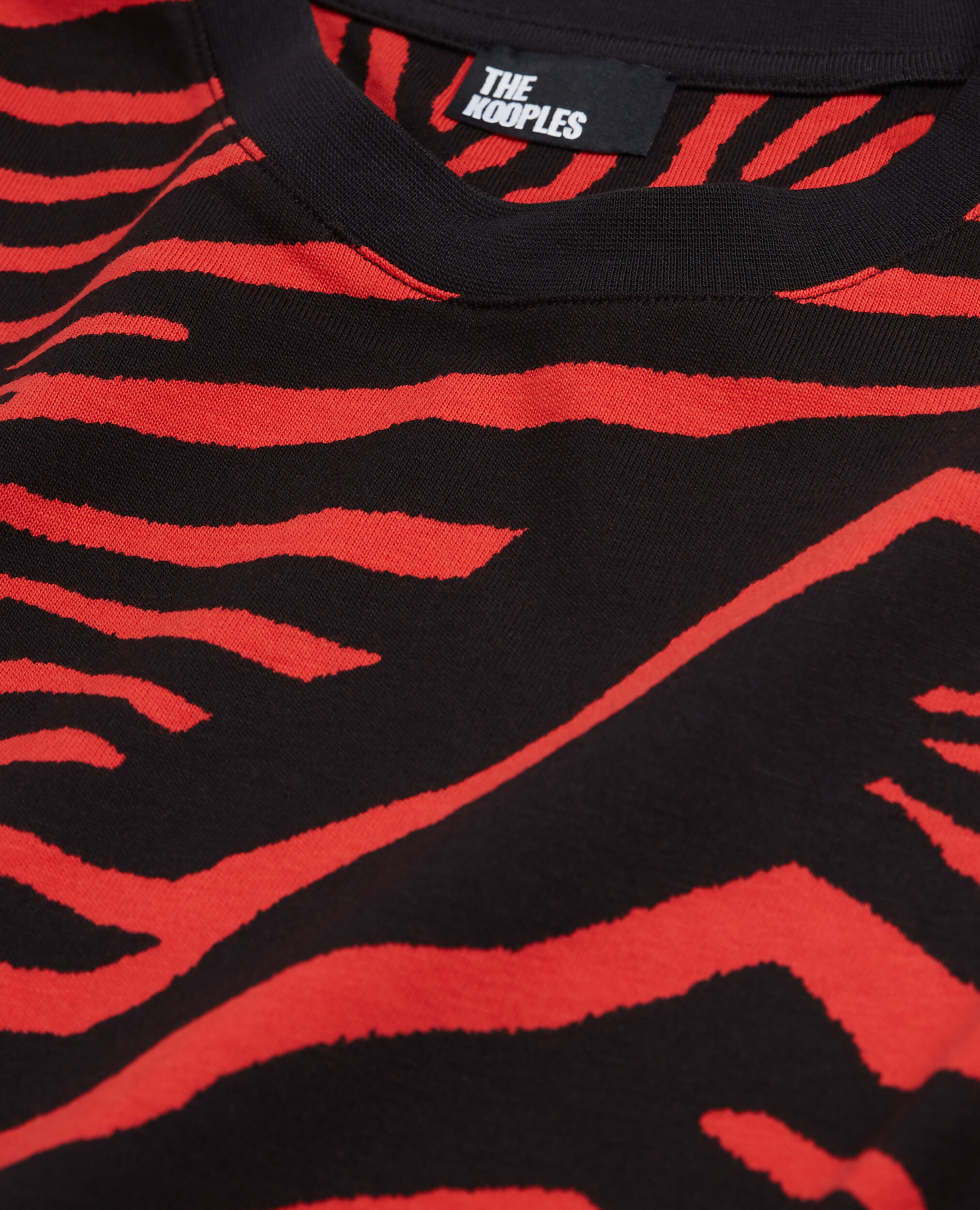 Men's red printed t-shirt, RED / BLACK, hi-res image number null