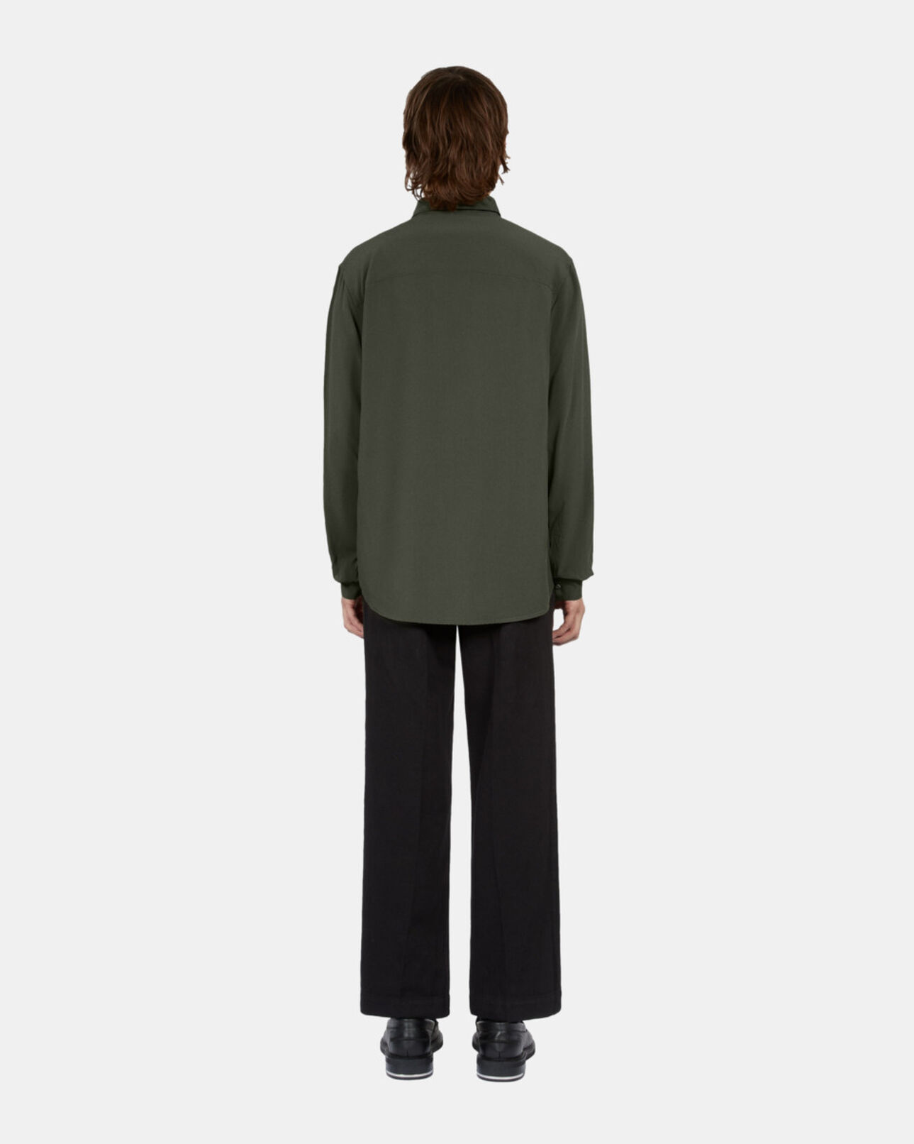 The Kooples MEN KAKI khaki shirt