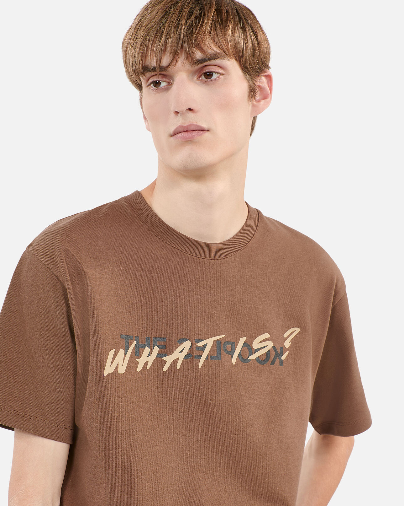 The Kooples HOMME BROWN t-shirt what is marron