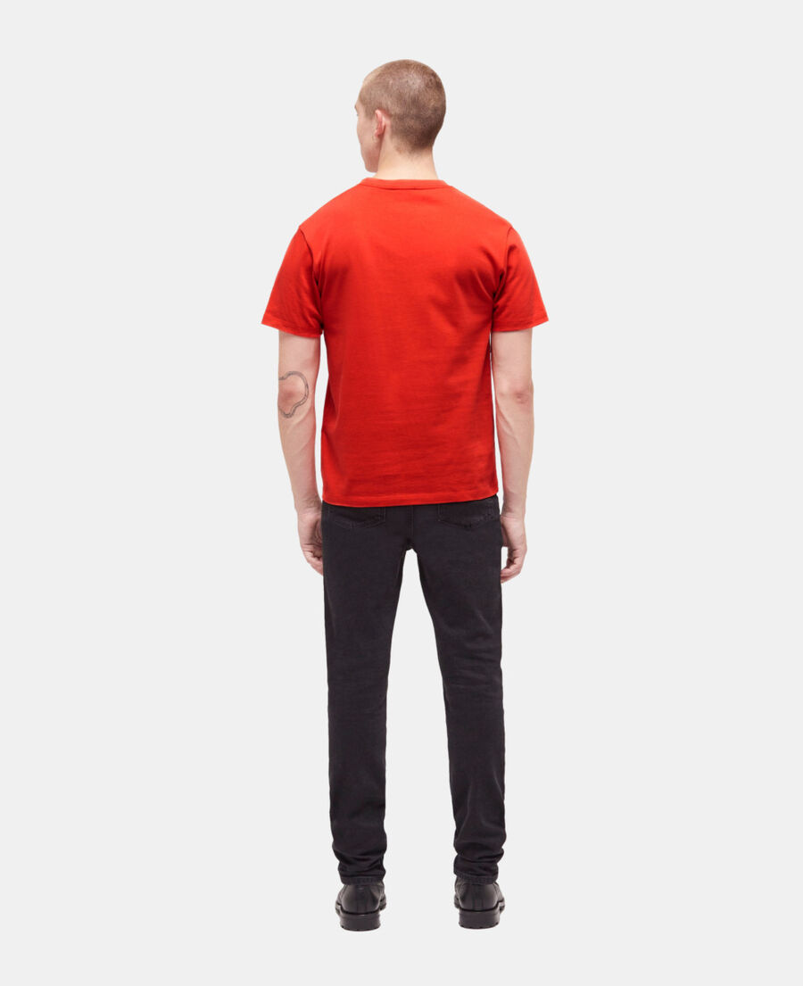 camiseta serigrafiada roja