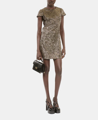 The Kooples F GOLD short dress with golden sequins
