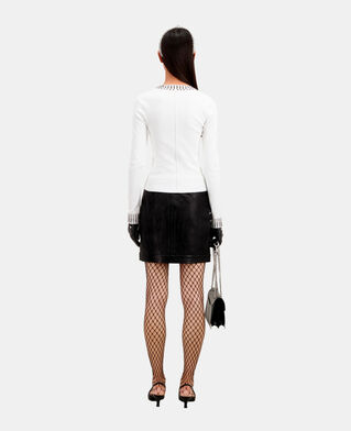 The Kooples FEMME ECRU pull avec spikes écru