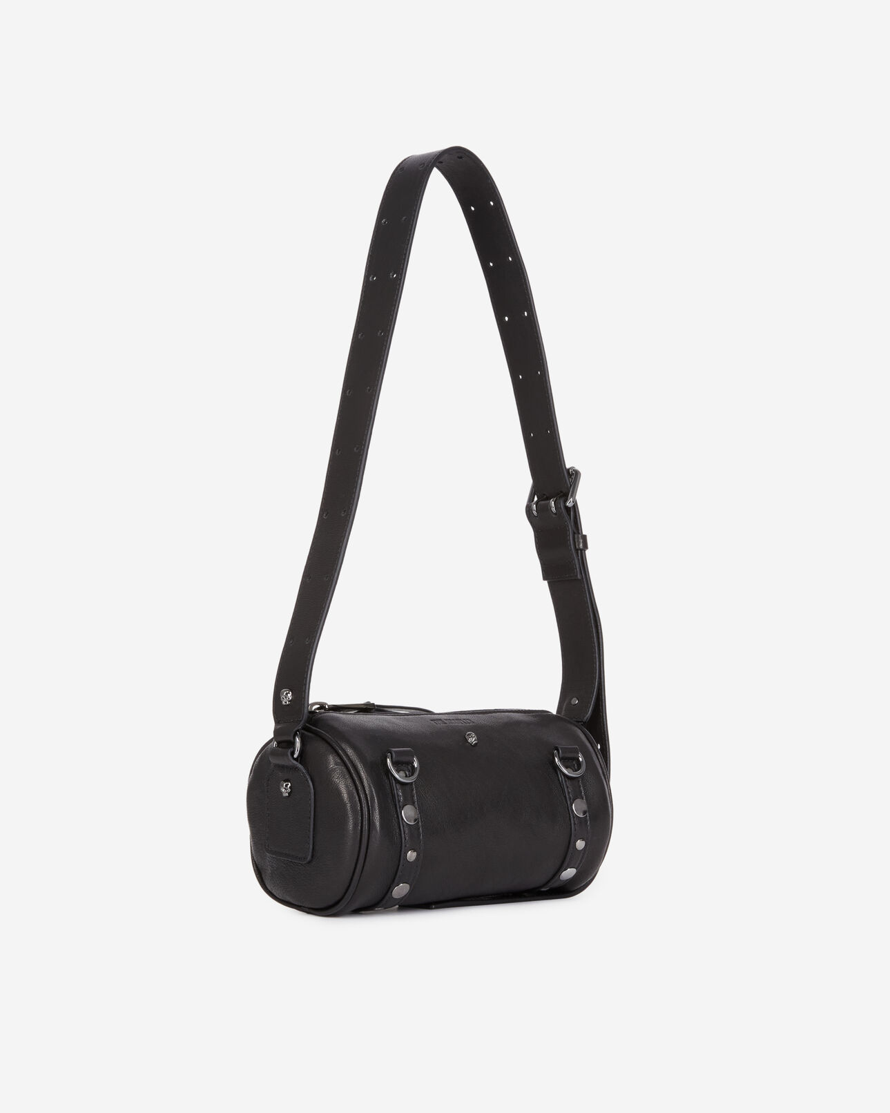The Kooples DAMEN BLACK kleine jude schwarze umhängetasche aus leder
