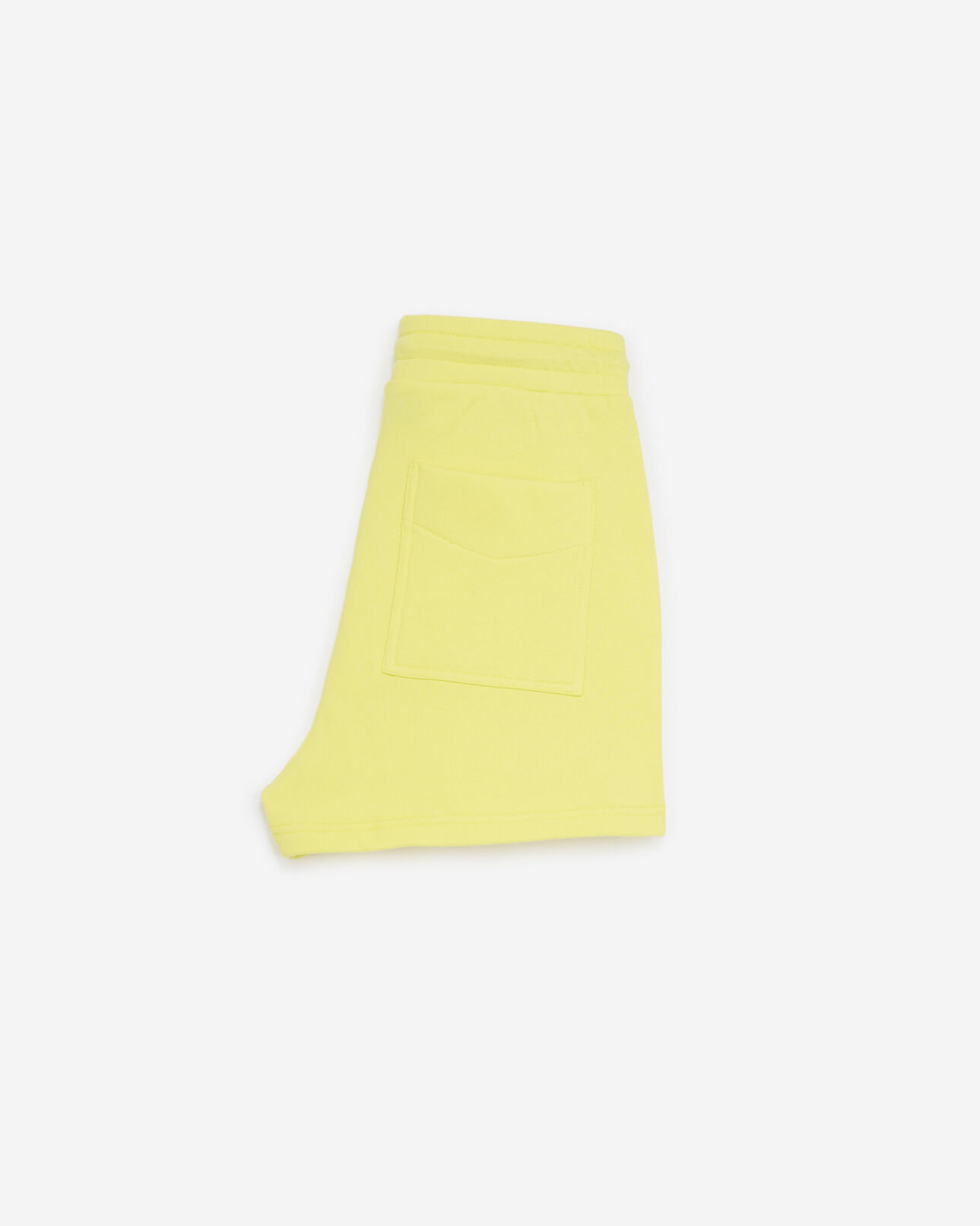 The Kooples WOMEN YELLOW yellow shorts in cotton w/embossed logo