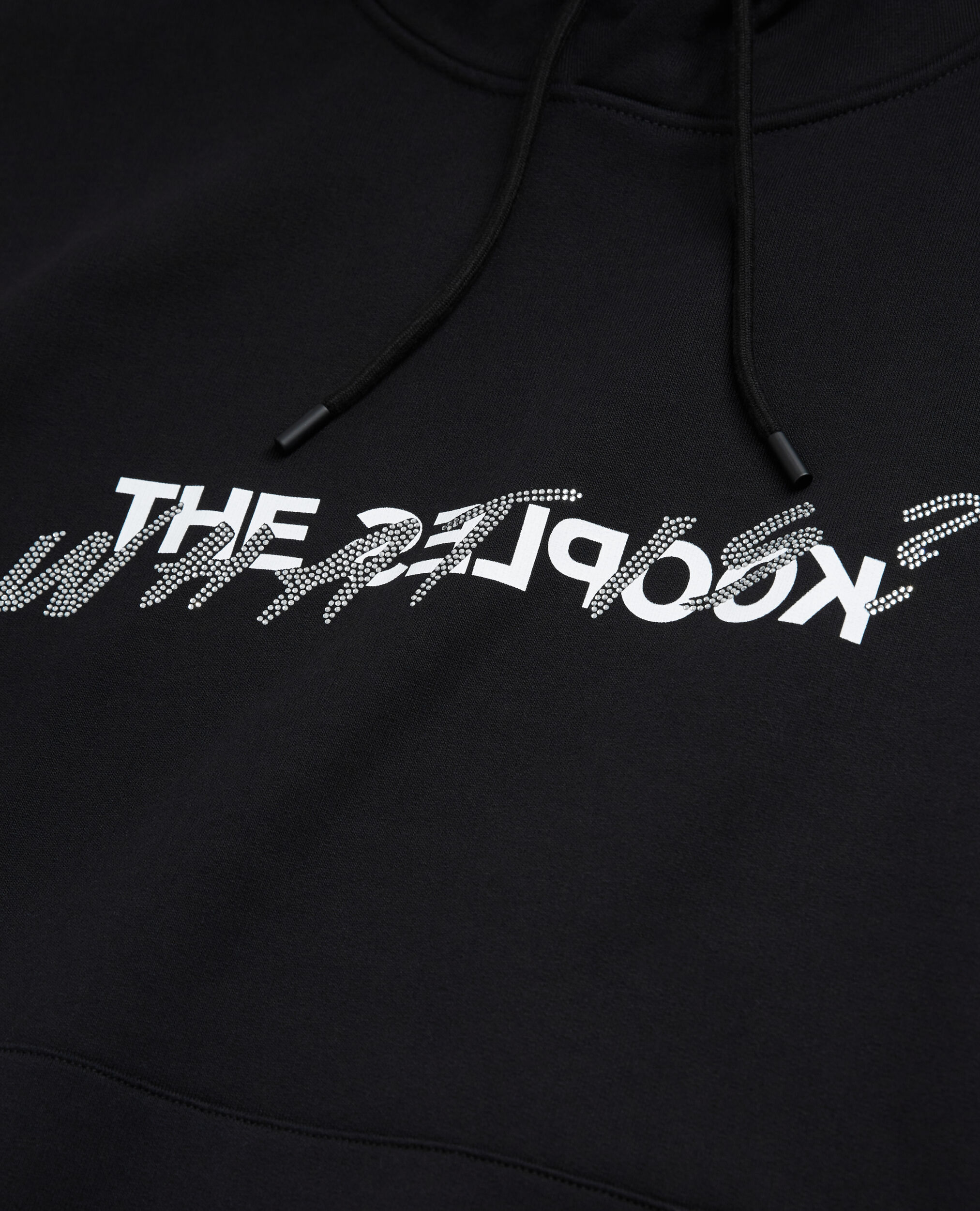 Schwarzes Sweatshirt mit „What is“-Schriftzug, BLACK, hi-res image number null