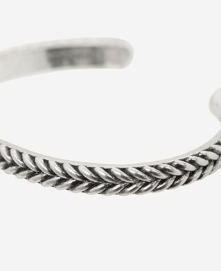 The Kooples HOMME SILVER bracelet jonc argent&eacute;