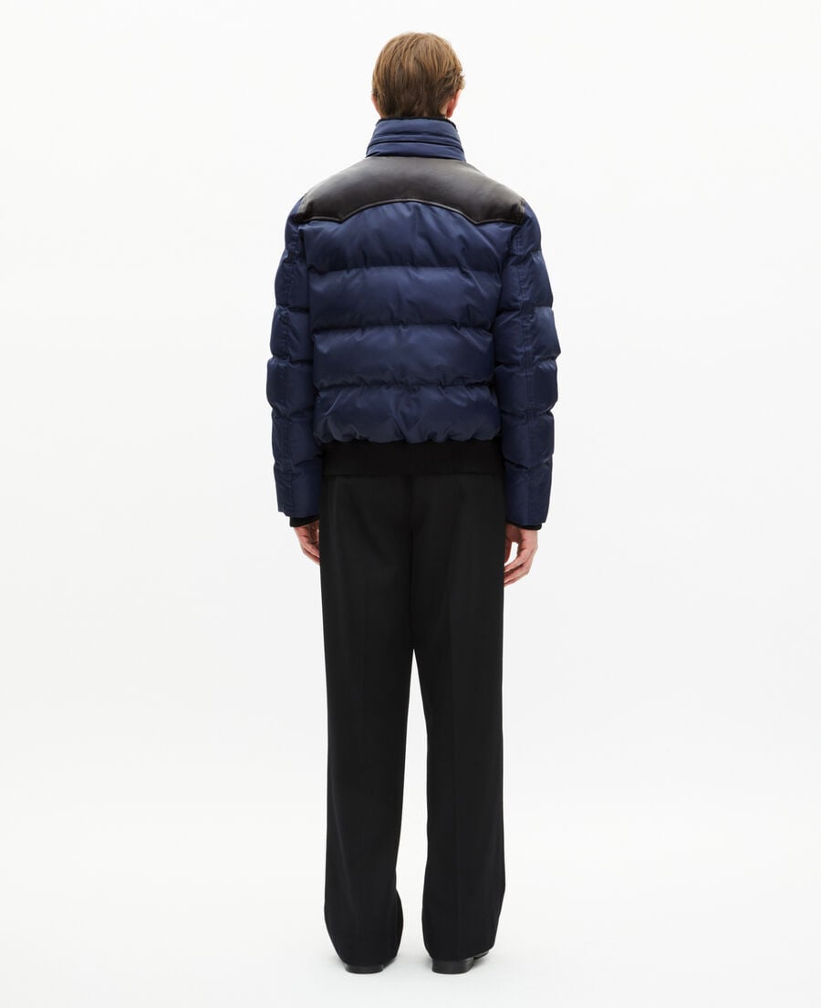The Kooples HOMME NAVY doudoune à traitement déperlant marine