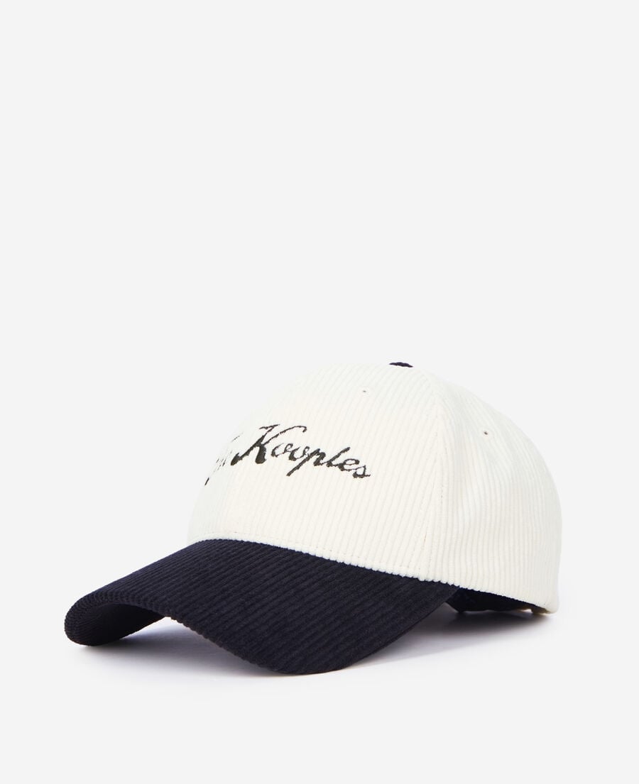 The Kooples MIXTE BLACK / WHITE casquette logo noire et blanche