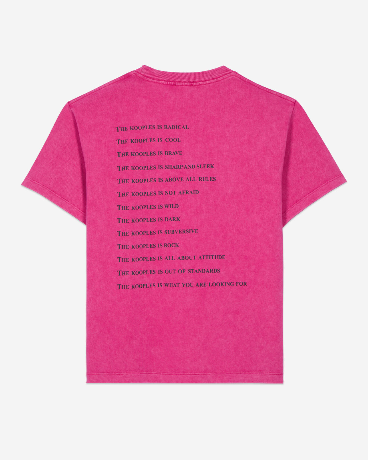 The Kooples FEMME FUSHIA t-shirt what is rose