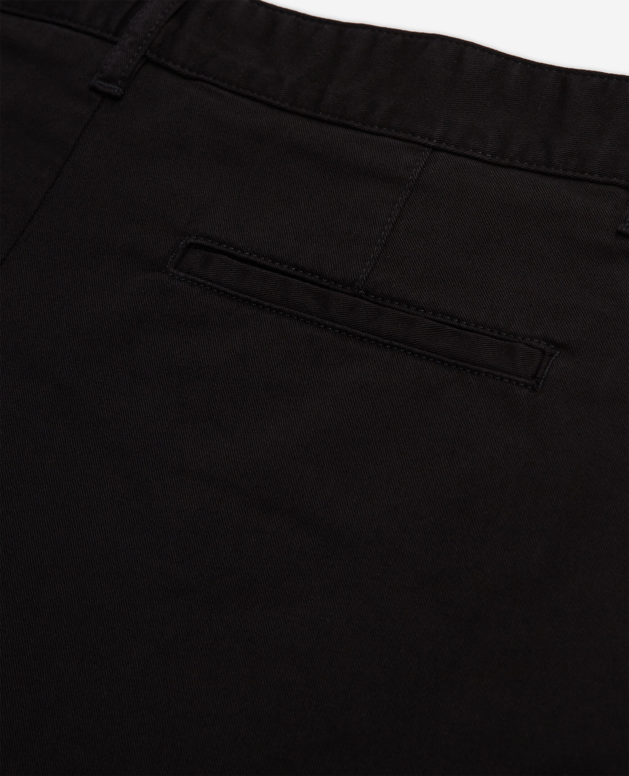 Short black cotton shorts, BLACK, hi-res image number null