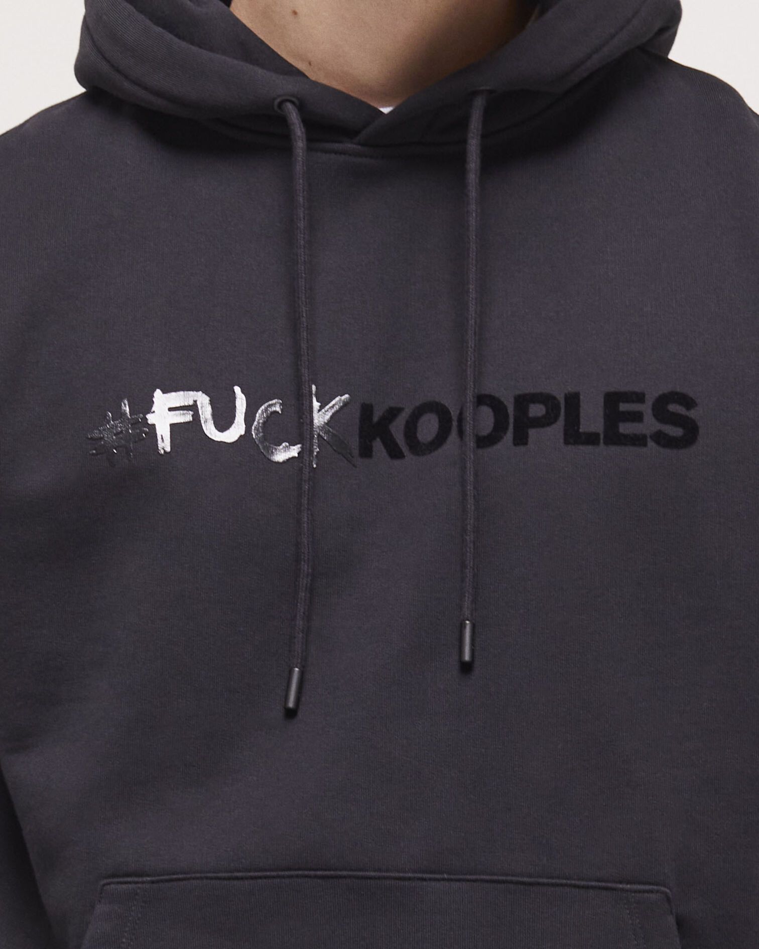 Black logo hoodie, BLACK, hi-res image number null