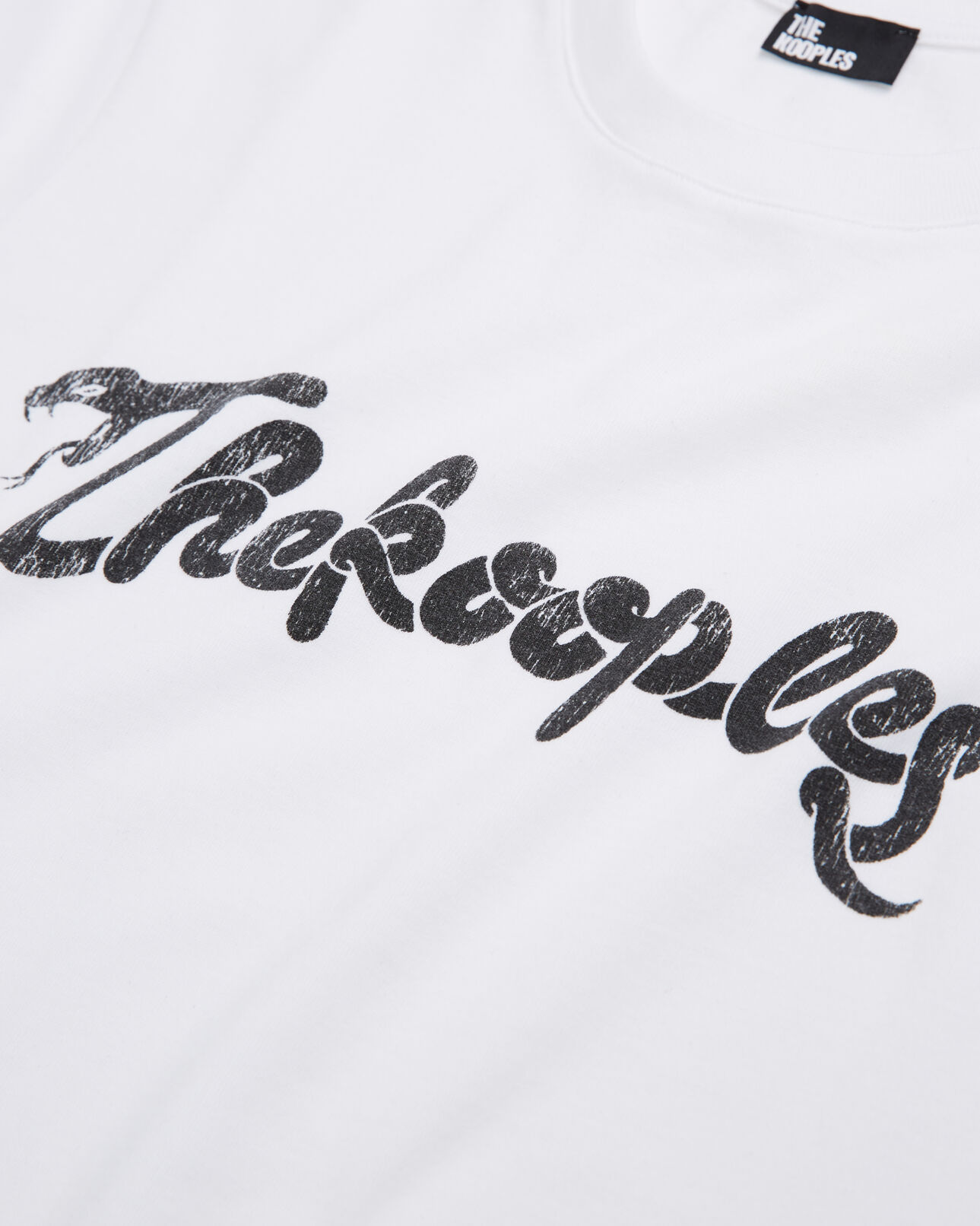 The Kooples WOMEN WHITE women's white t-shirt with snake logo print