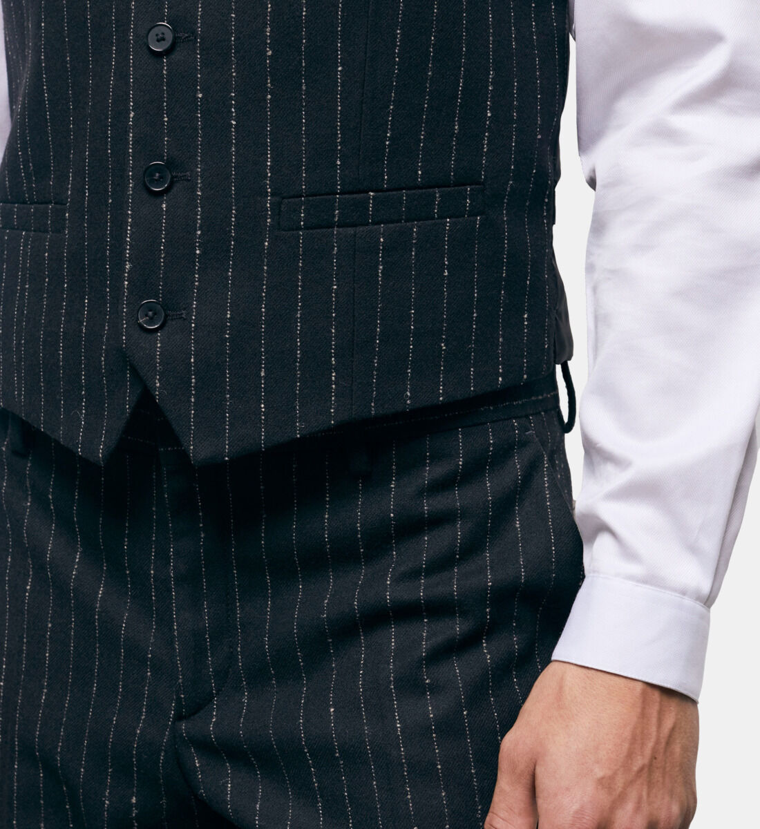 Gilet de costume rayures The Kooples