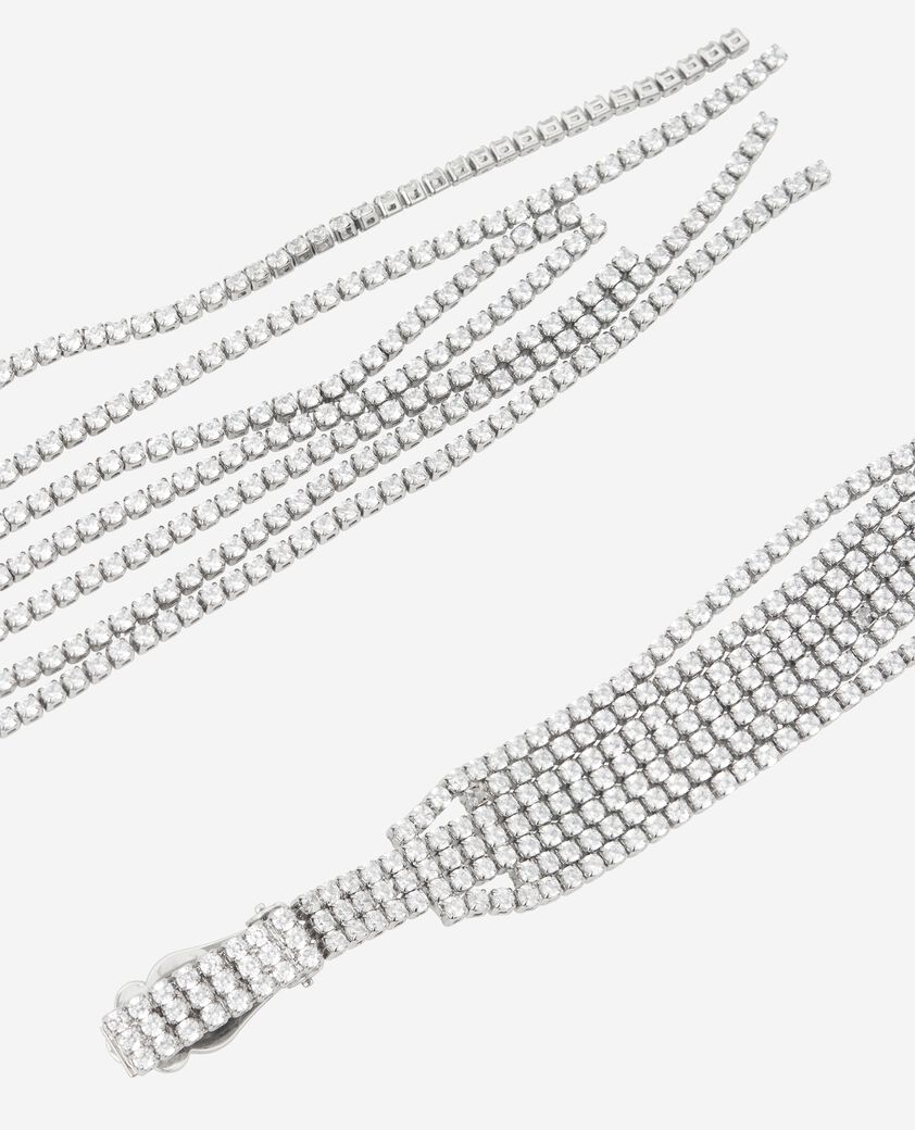 The Kooples DAMEN SILVER lange silberne ohrclips