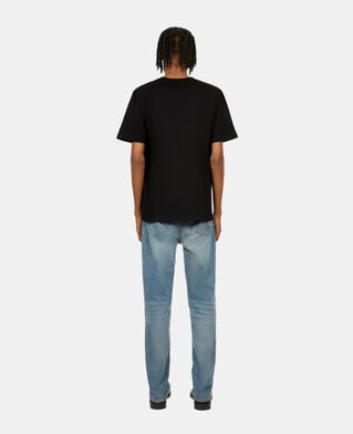 The Kooples MEN BLACK black t-shirt with zipped pocket