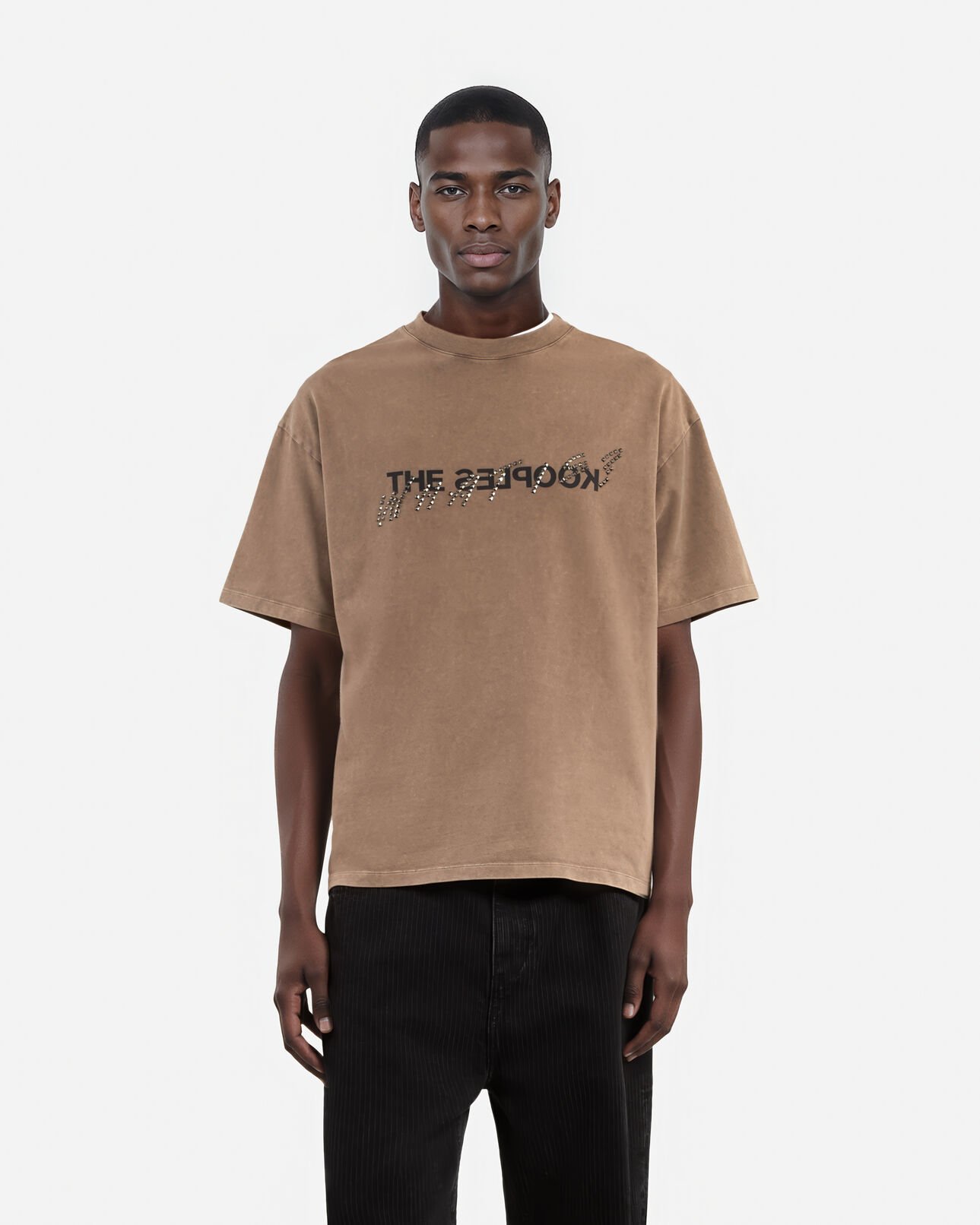 The Kooples MEN CHOCOLATE what is light brown t-shirt