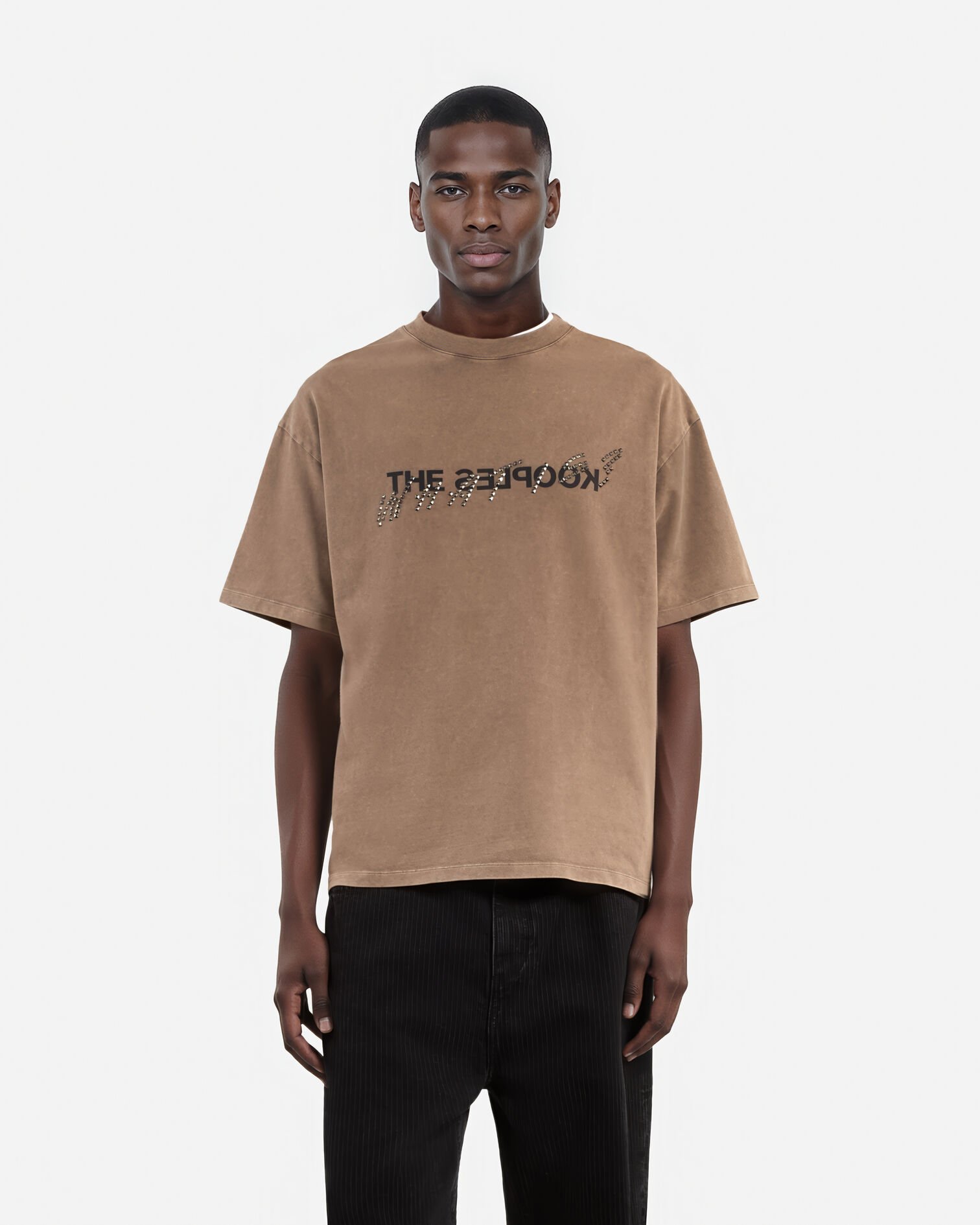 What is light brown T-shirt, CHOCOLATE, hi-res image number null