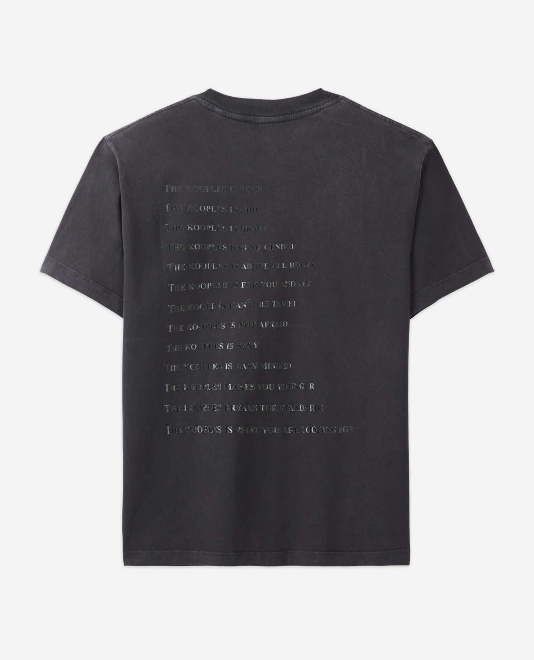 T-shirt WHAT IS, BLACK WASHED, hi-res image number null