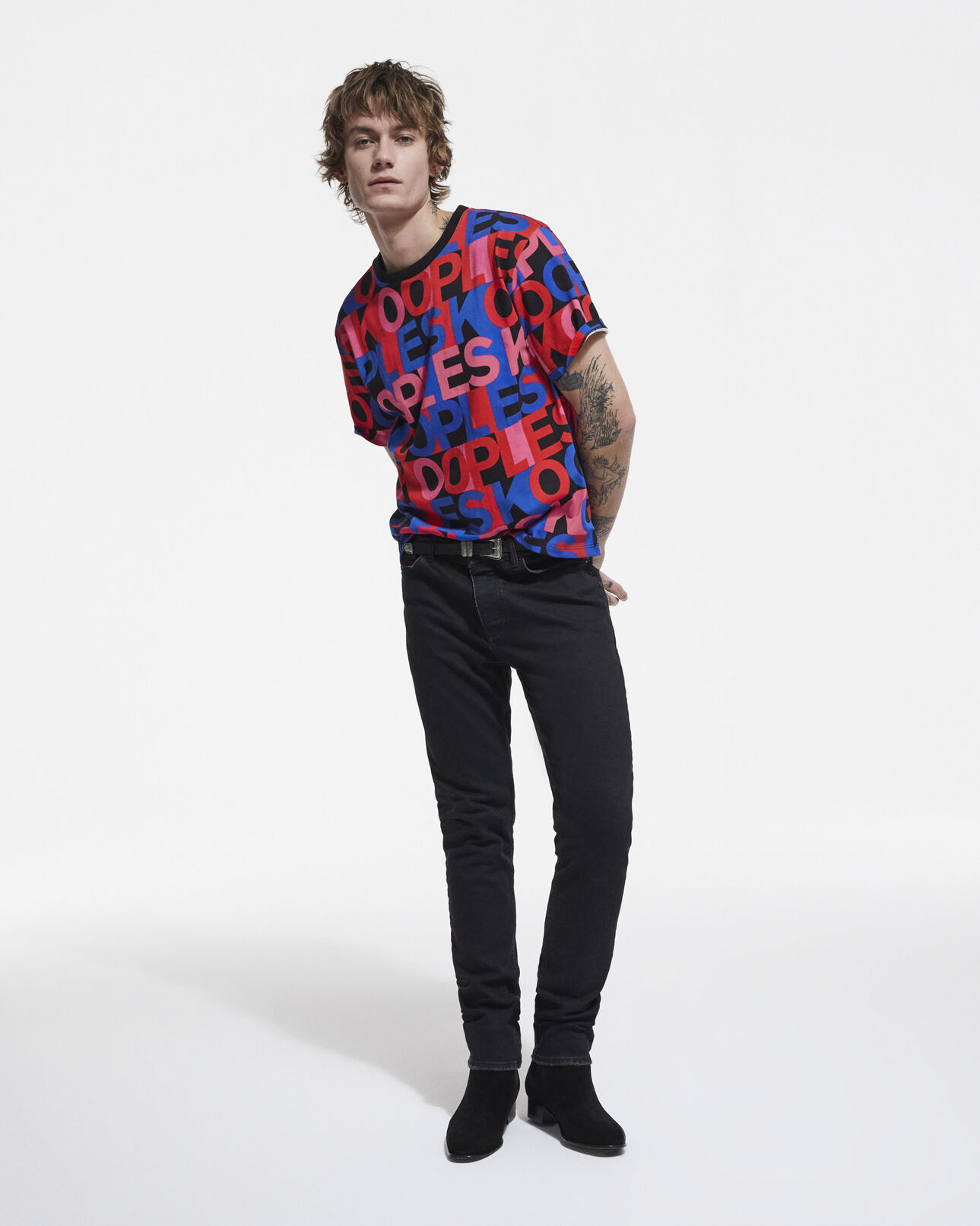 The Kooples HOMME MULTICOLOR t-shirt logo multicolore