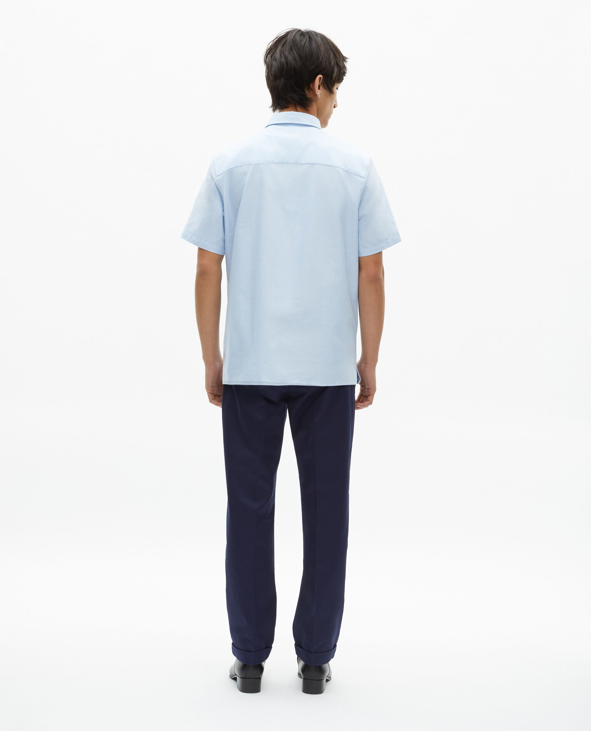 Chemise manches courtes bleue, SKY, hi-res image number null