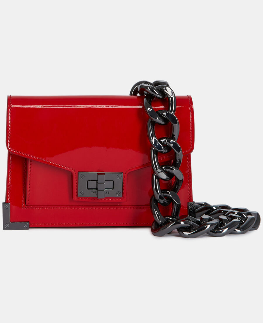 emily belt in red leather