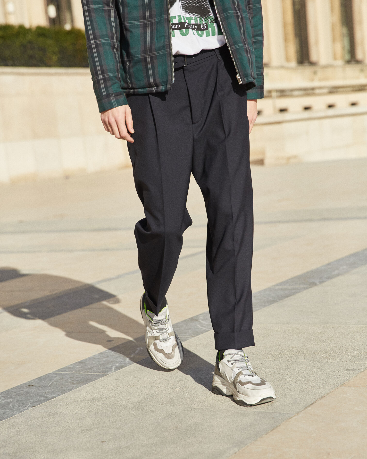 LOW CROTCH TROUSERS, NAVY, hi-res image number null