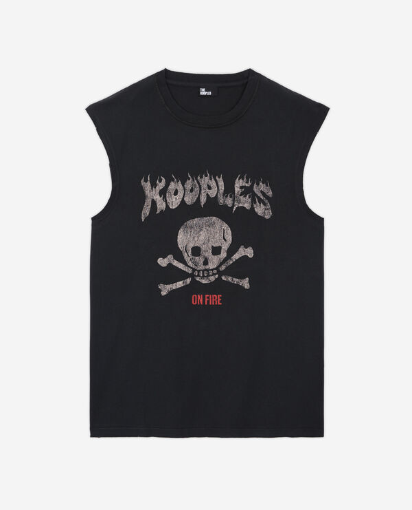 t-shirt homme sérigraphié noir
