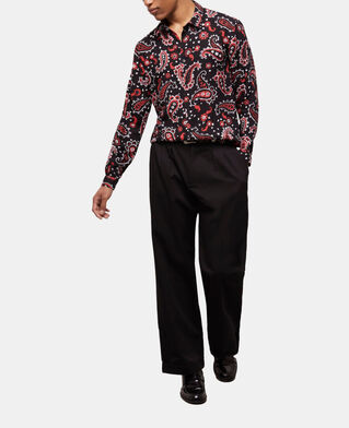 The Kooples HERREN BLACK - RED bedrucktes hemd