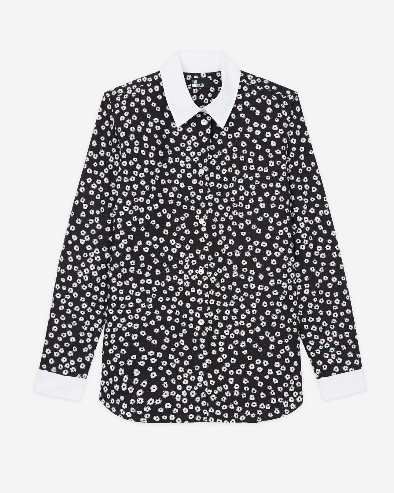 The Kooples MUJER BLACK WHITE camisa estampada