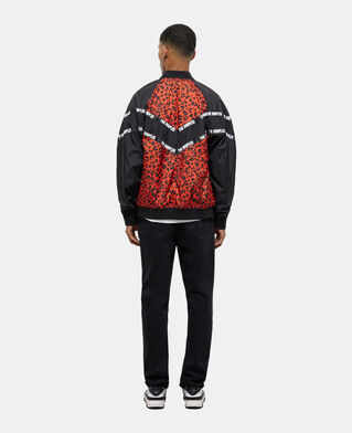 The Kooples HERREN MULTICOLOR zweifarbige jacke mit logo-streifen