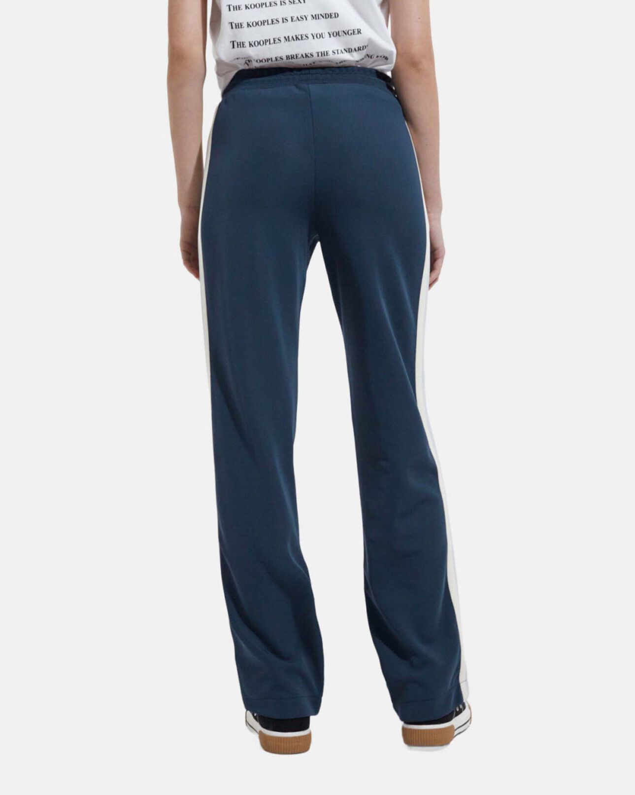 The Kooples WOMEN NAVY navy blue joggers