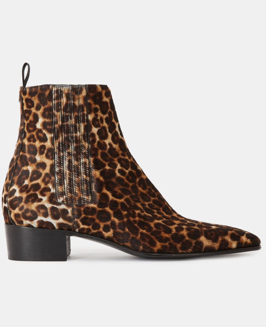 leopard print boots