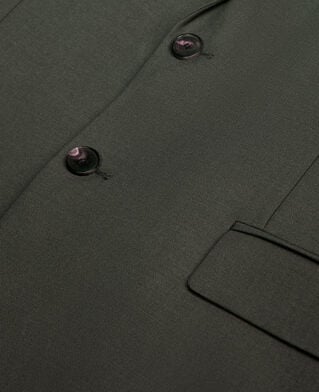 The Kooples MEN KAKI khaki wool suit fitted jacket