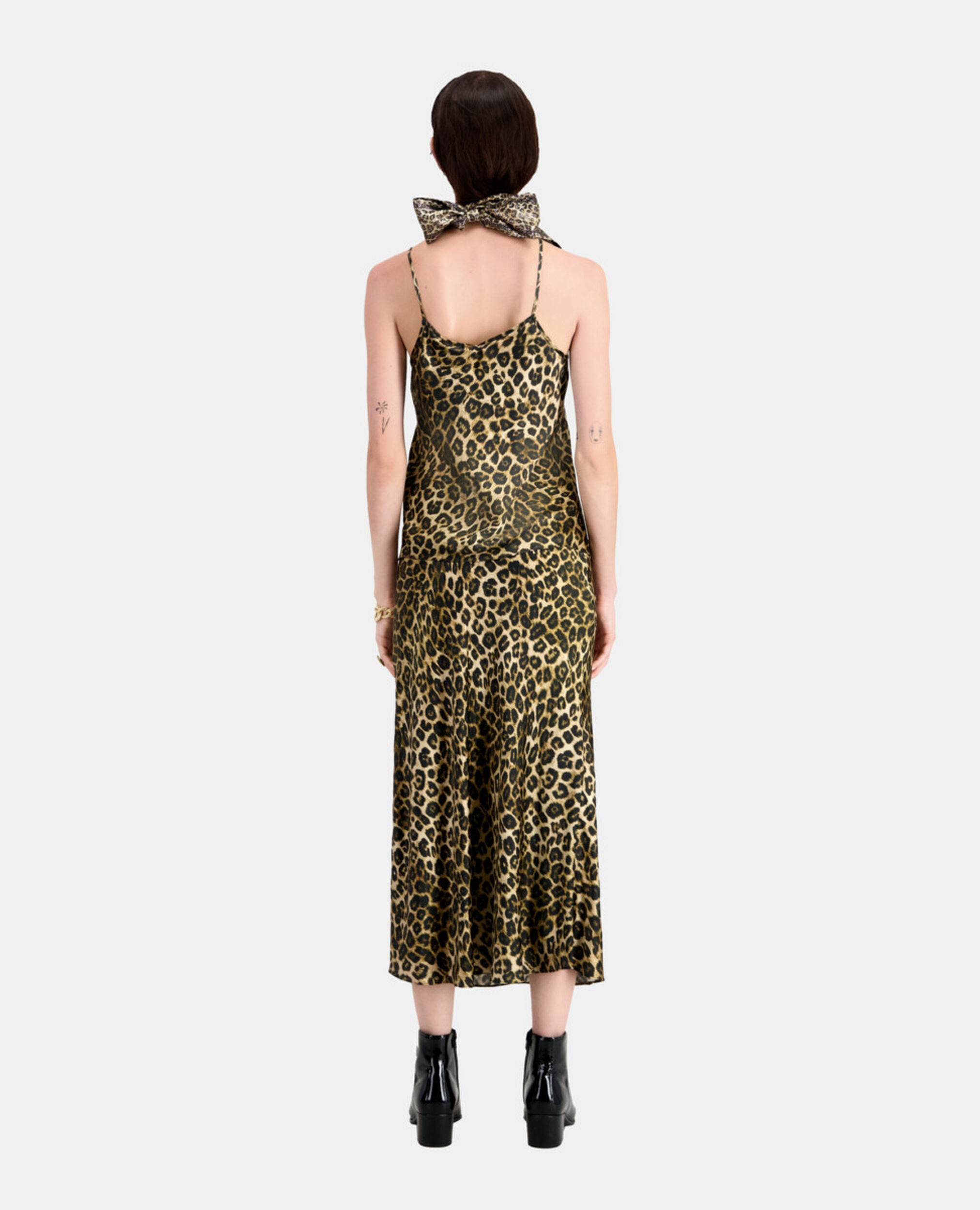 Camiseta interior de seda leopardo, LEOPARD, hi-res image number null