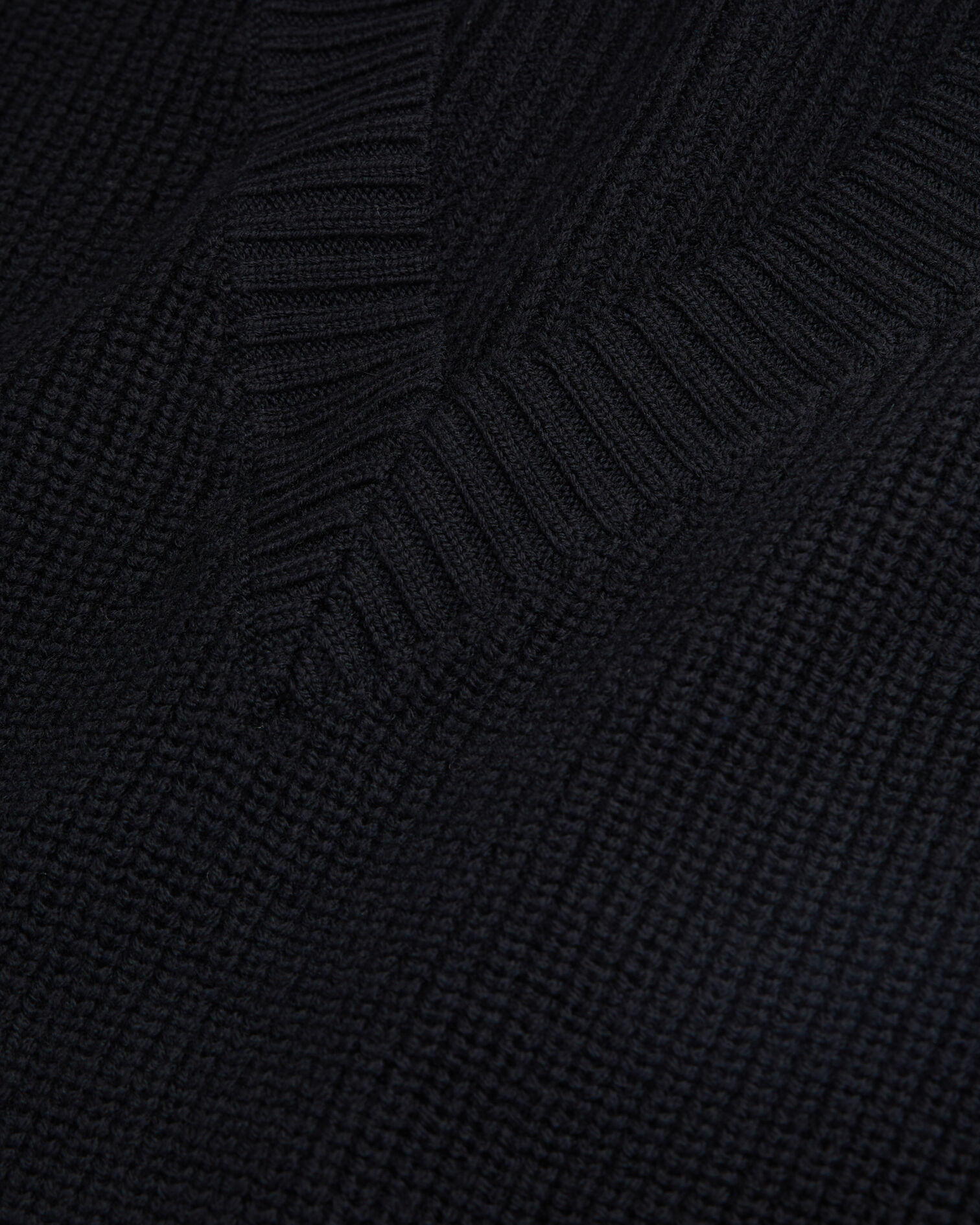 Black sleeveless wool sweater, BLACK, hi-res image number null