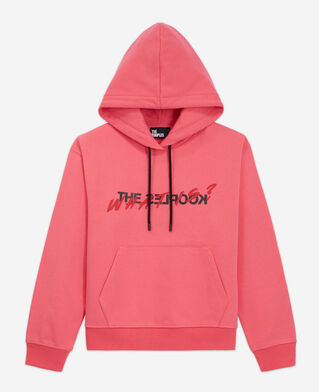 The Kooples DAMEN OLD ROSE rosa sweatshirt mit "what is"-schriftzug