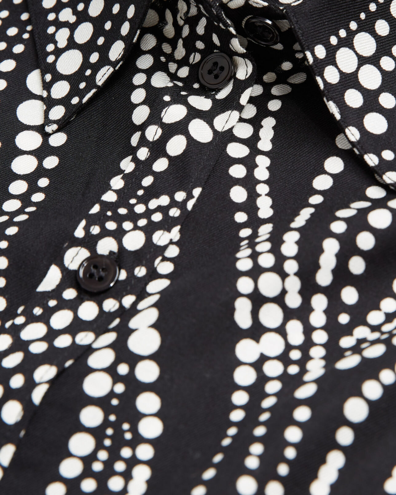 The Kooples DAMEN BLACK WHITE bedrucktes hemd