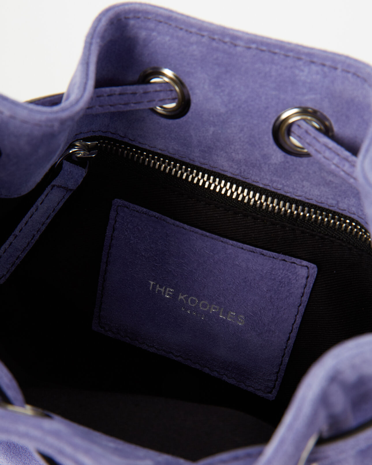 The Kooples FEMME VIOLET sac small tina en cuir lilas