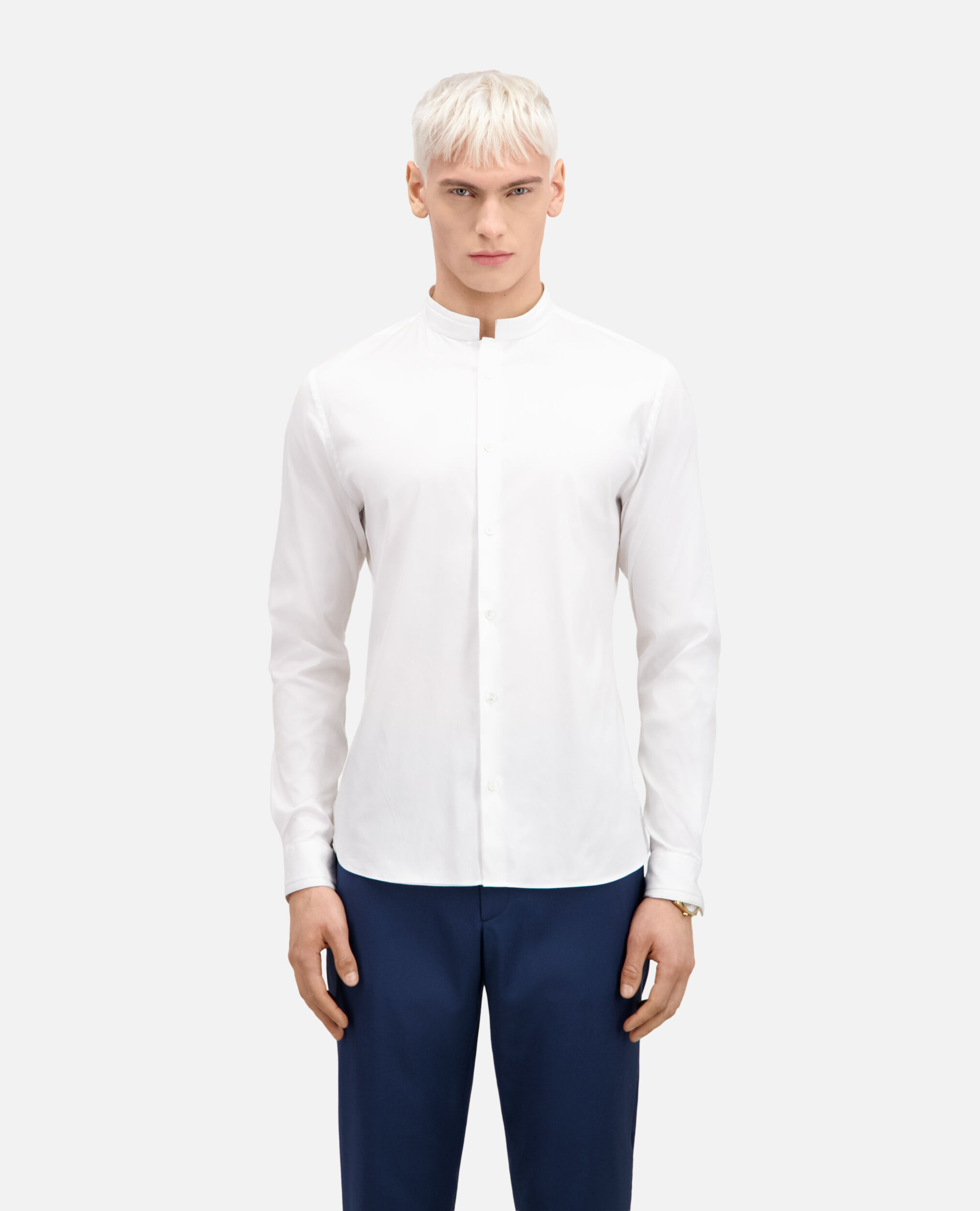 Weißes Hemd aus Baumwolle, WHITE, hi-res image number null