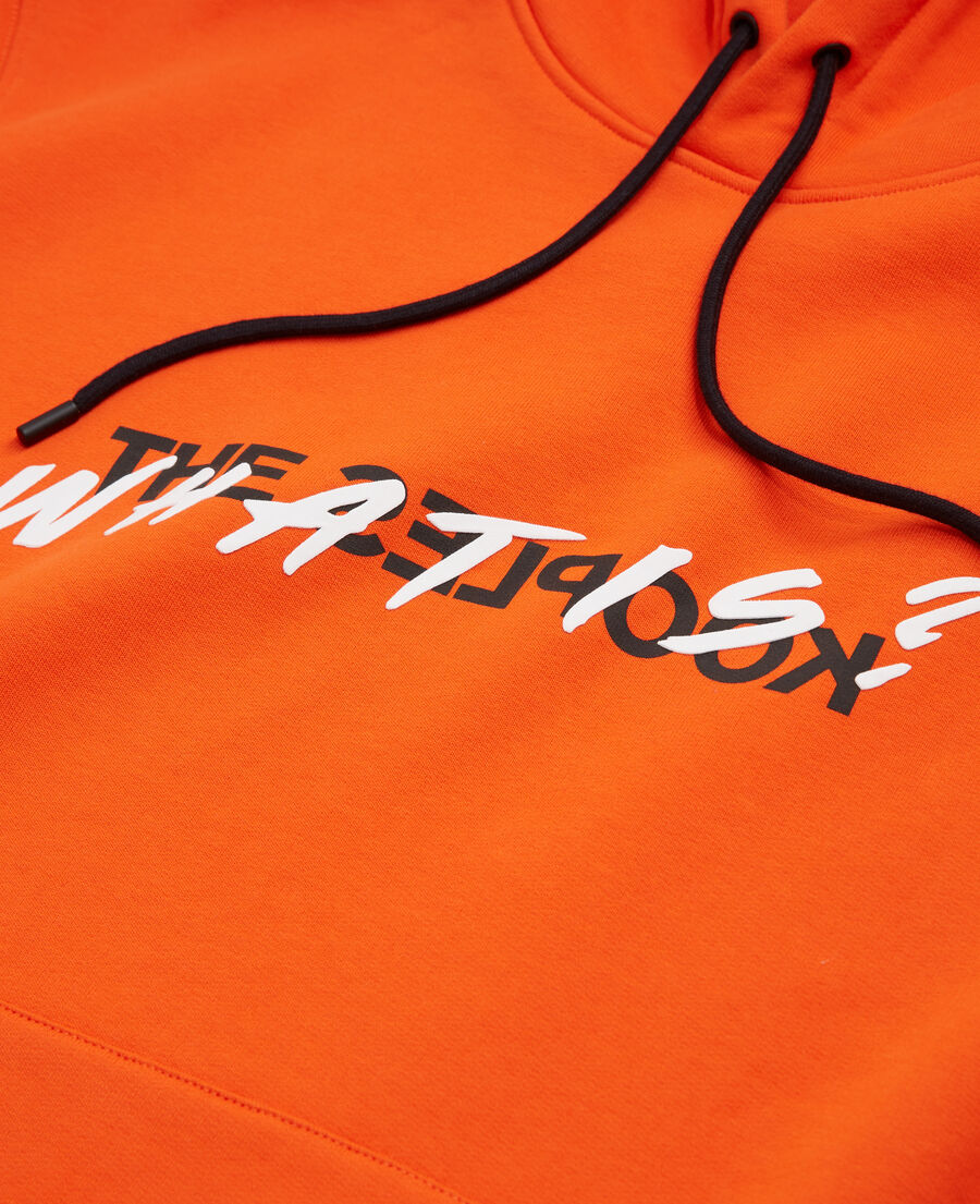 orange what is hooded sweatshirt