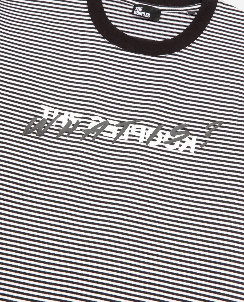 The Kooples WOMEN ECRU what is ecru striped t-shirt