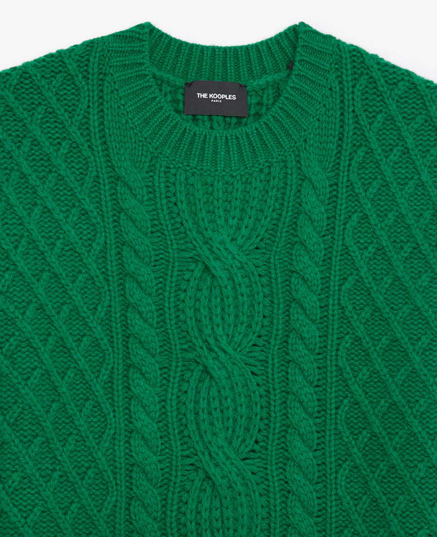 jersey verde lana ochos