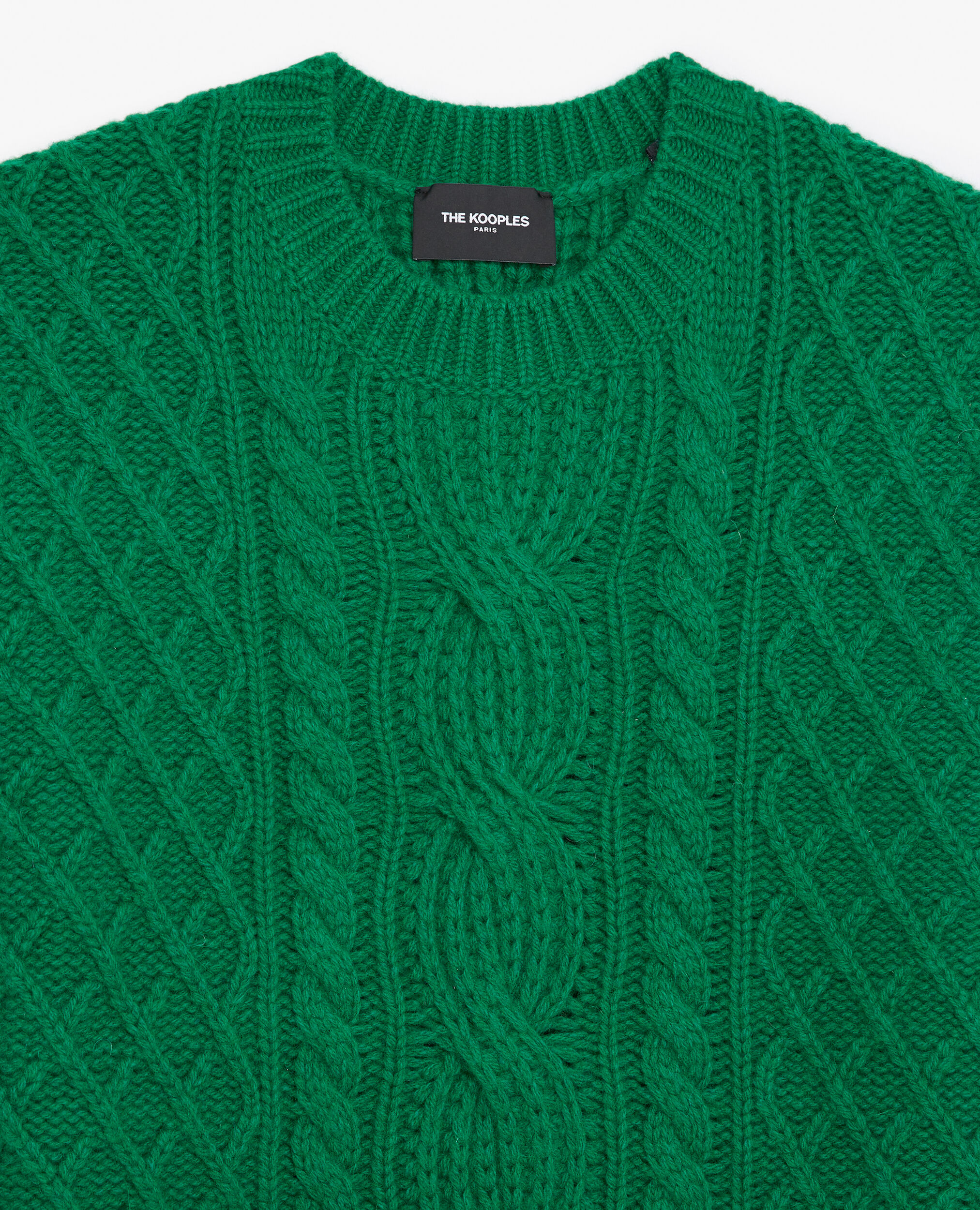 Jersey verde lana ochos, FOREST, hi-res image number null