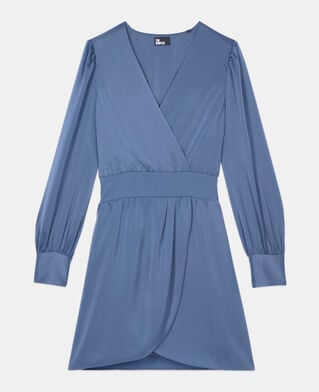 The Kooples F BLUE VINTAGE short blue dress