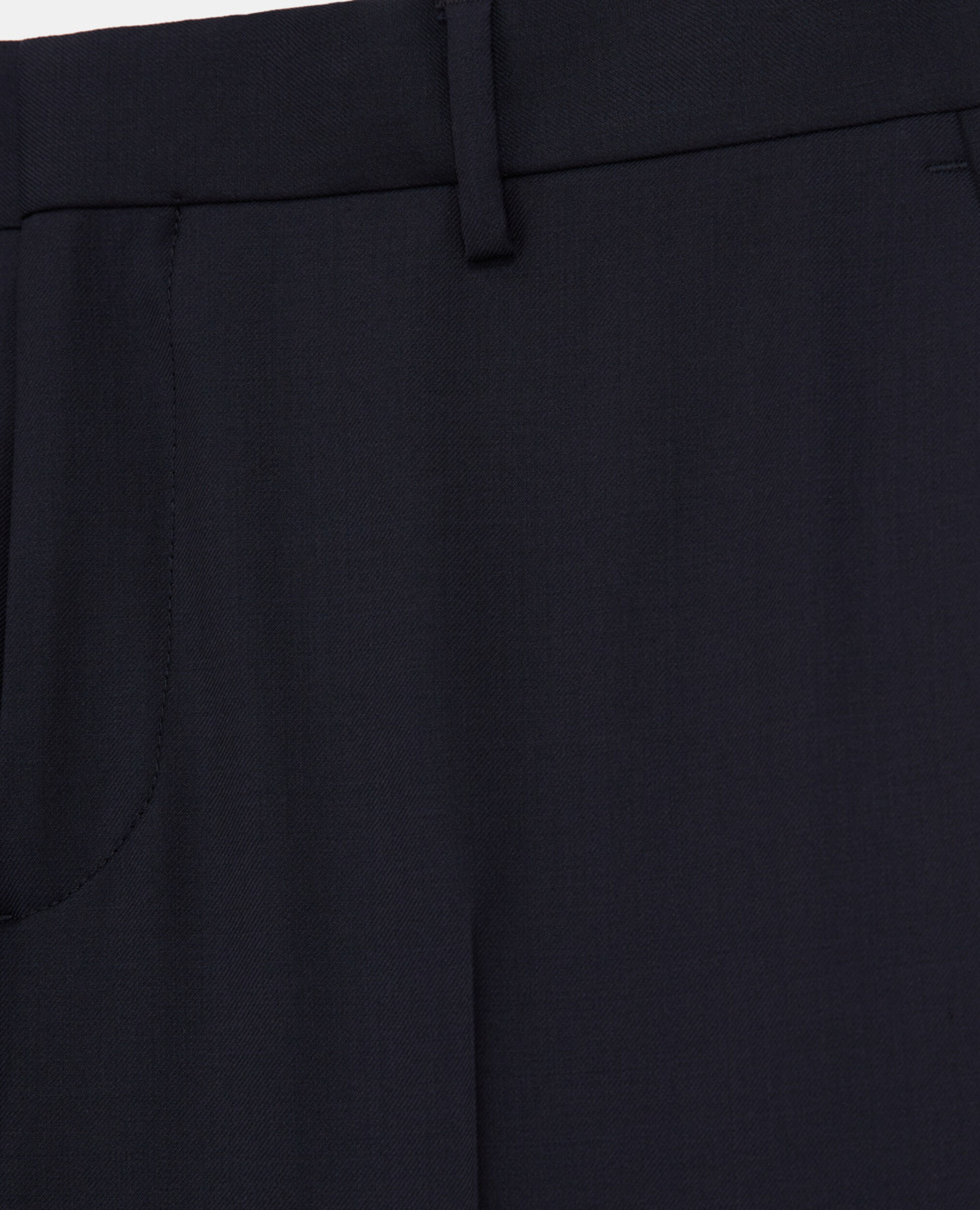 Marineblaue Anzughose aus Wolle, DARK NAVY, hi-res image number null